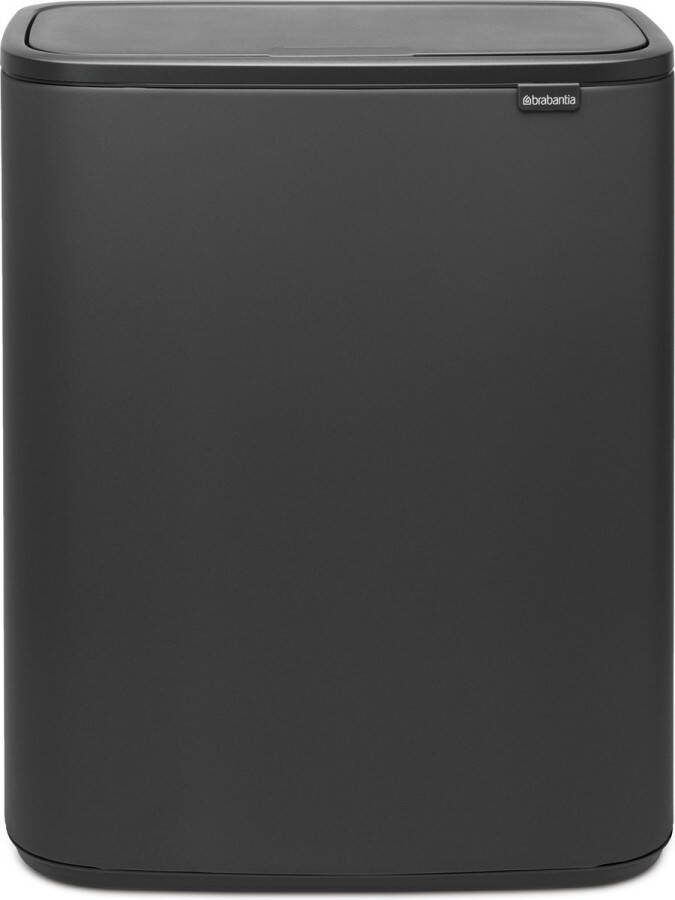Brabantia Bo Touch Bin Prullenbak 2 x 30 liter Mineral Infinite Grey