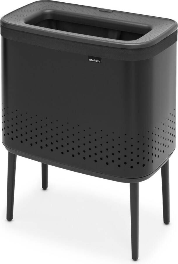 Brabantia Bo Wasmand met Deksel 60 l Matt Black - Foto 2