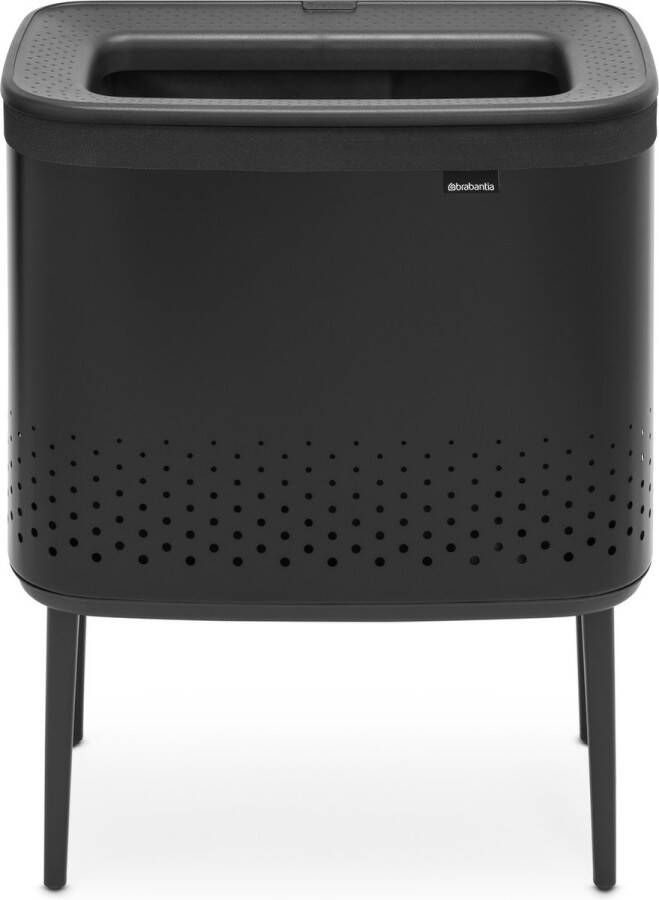 Brabantia Bo Wasmand met Deksel 60 l Matt Black