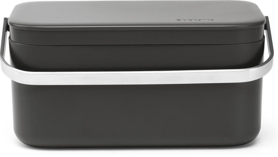 Brabantia Sink Side Aanrecht afvalbakje 1 8 liter Dark Grey
