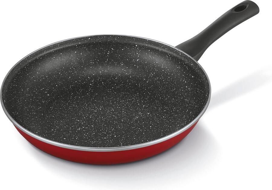 Brabantia TRADITION Koekenpan Ø 20 cm Non Stick -Dubbele anti-aanbaklaag Inductie geschikt Retro style- Red