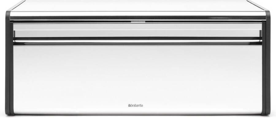 Brabantia Broodtrommel met klepdeksel Brilliant Steel