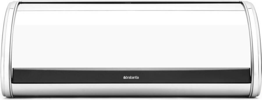 Brabantia Broodtrommel met Schuifdeksel Brilliant Steel