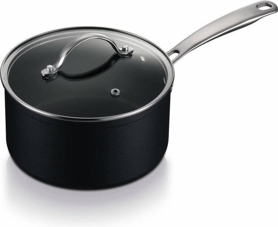 Brabantia Chrome Steelpan met Deksel Ø 18 cm Inductie