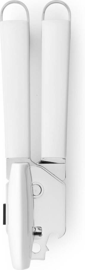 Brabantia Essential Blikopener met Kunststof Draaikruk Wit