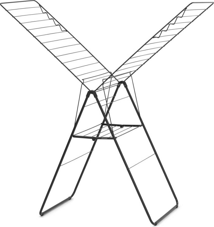 Brabantia Droogrek 25 Meter Hangon Droogrek Staal Matt Black