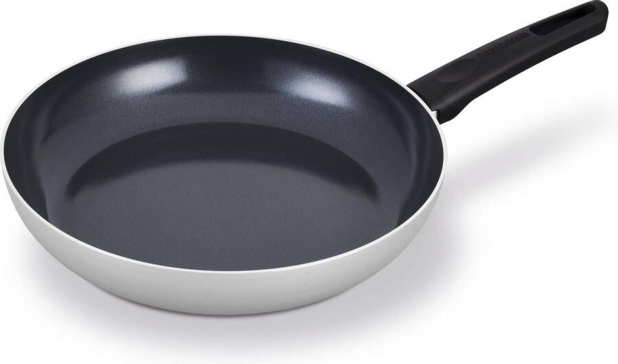 Brabantia INDU+ Koekenpan Ø 30 cm keramische antiaanbaklaag Geschikt voor Inductie 100% PFAS Vrij Grijs