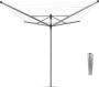 Brabantia Droogmolen 60 Meter Met Metalen Grondanker Lift-o-matic Staal Anthracite - Thumbnail 1