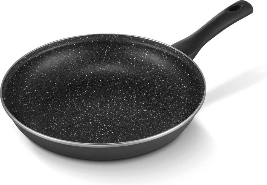 Brabantia LIVING non stick Koekenpan Ø 28cm Dubbele anti-aanbaklaag Inductie Zwart