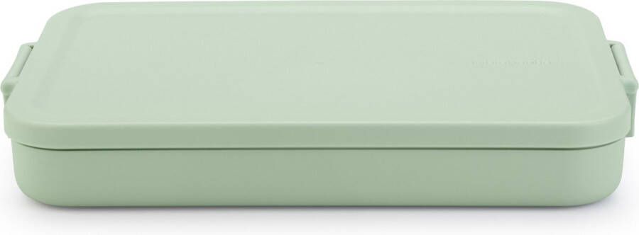 Brabantia Make & Take lunchbox plat kunststof jade green