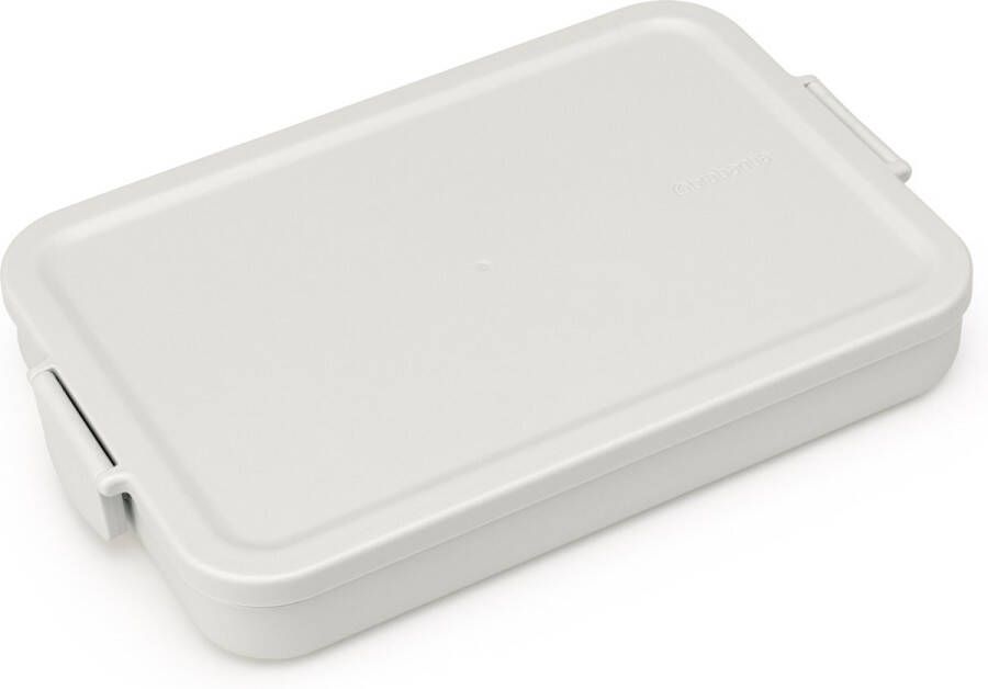 Brabantia Make & Take Lunchbox Plat Kunststof Light Grey - Foto 2