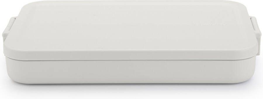 Brabantia Make & Take lunchbox plat kunststof light grey