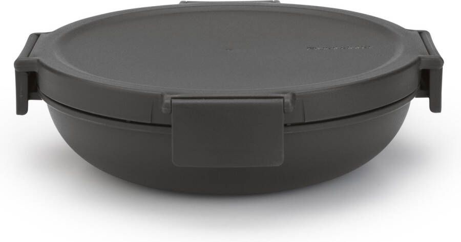 Brabantia Make & Take lunchkom 1 liter kunststof dark grey