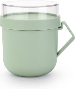 Brabantia Make & Take Soepbeker 0 6 Liter Kunststof Jade Green