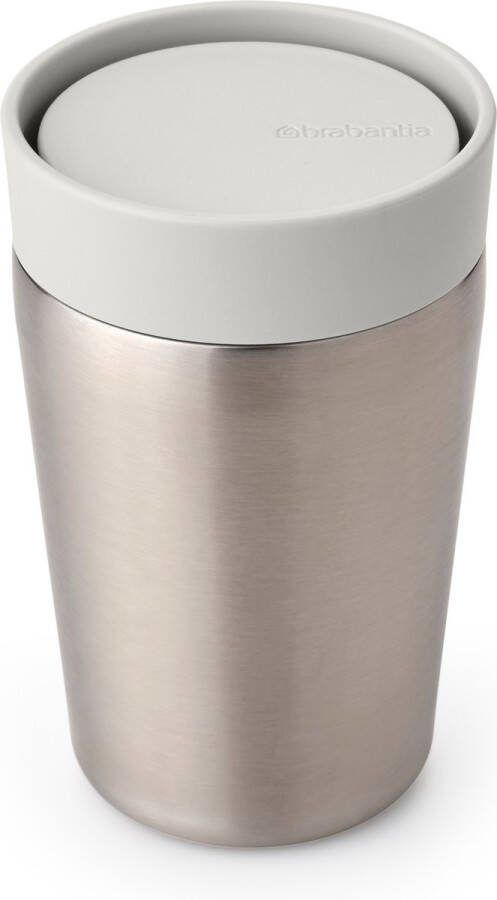 Brabantia Make & Take Thermosbeker 0 2 l Koffiebeker Light Grey