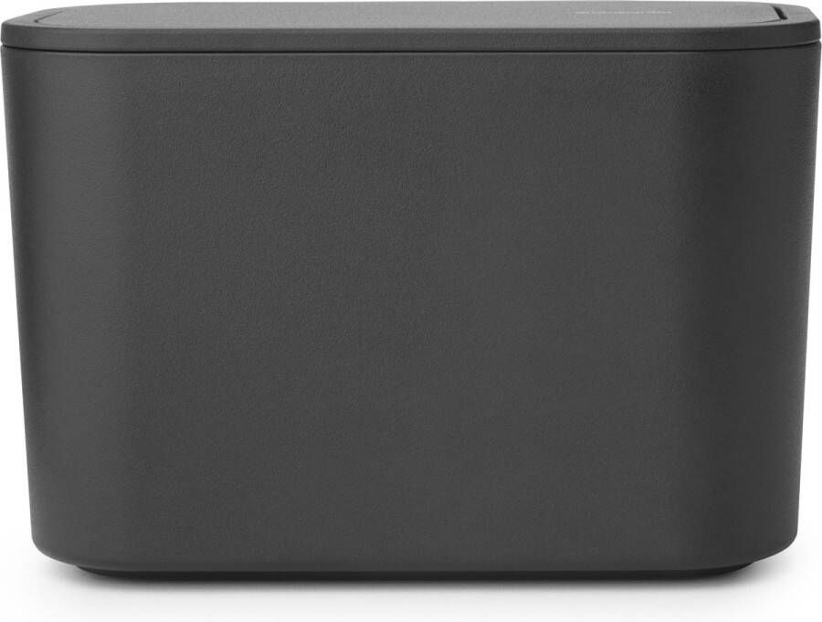 Brabantia mindset badkamer afvalbakje dark grey