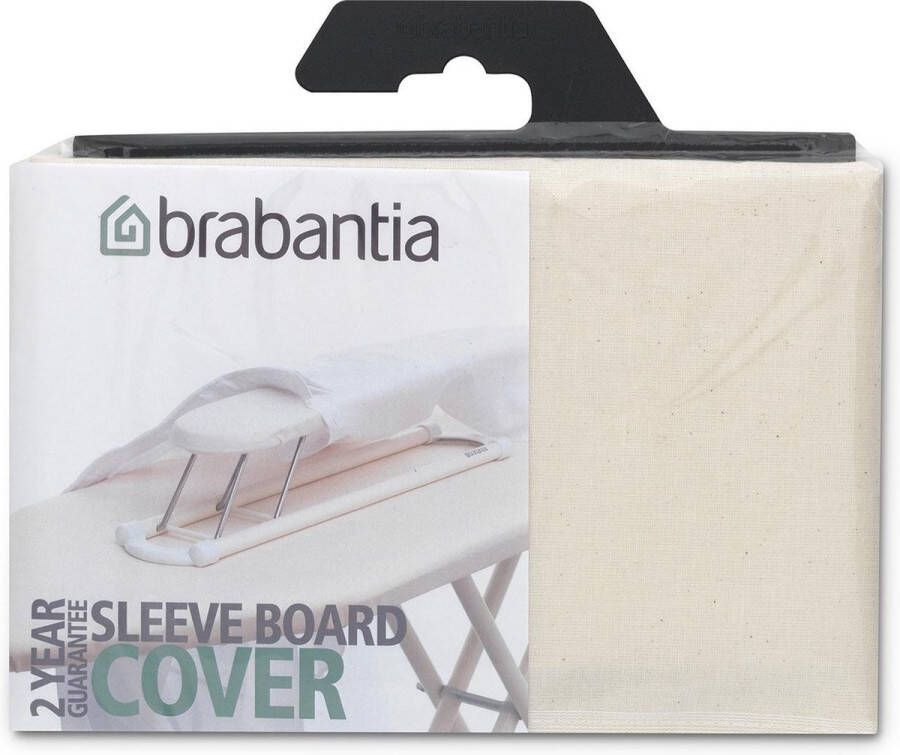 Brabantia overtrek 60 x 10 cm overtrek voor mouwplank ecru katoen 2 mm schuim