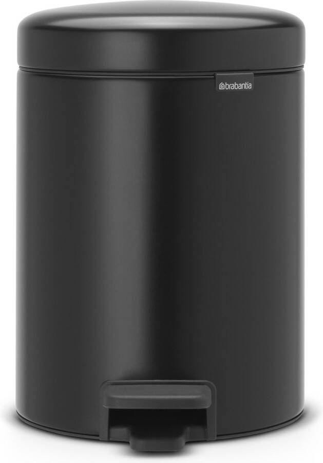 Brabantia newIcon pedaalemmer 2 x 2 liter met 2 kunststof binnenemmers Matt Black