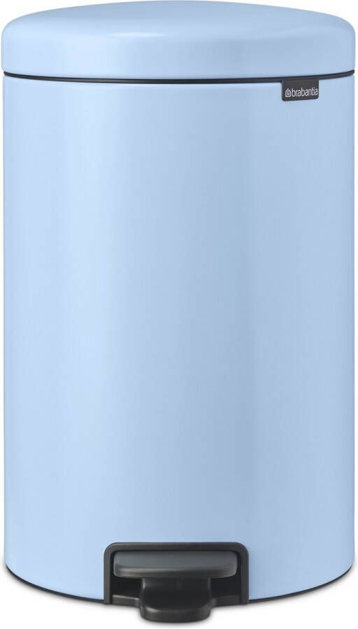 Brabantia NewIcon pedaalemmer 20 liter met kunststof binnenemmer Dreamy Blue