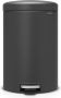 Brabantia newIcon pedaalemmer 20 liter met kunststof binnenemmer Mineral Infinite Grey - Thumbnail 1