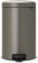 Brabantia Pedaalemmer 20 liter 'newIcon' met kunststof binnenemmer Platinum - Thumbnail 1