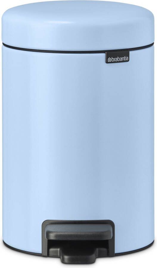 Brabantia NewIcon pedaalemmer 3 liter met kunststof binnenemmer Dreamy Blue