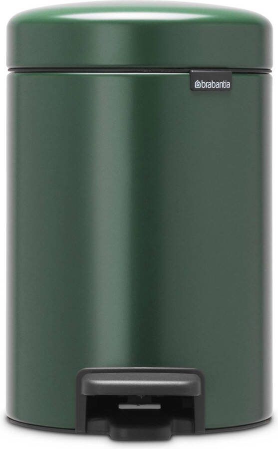 Brabantia newIcon pedaalemmer 3 liter met kunststof binnenemmer Pine Green