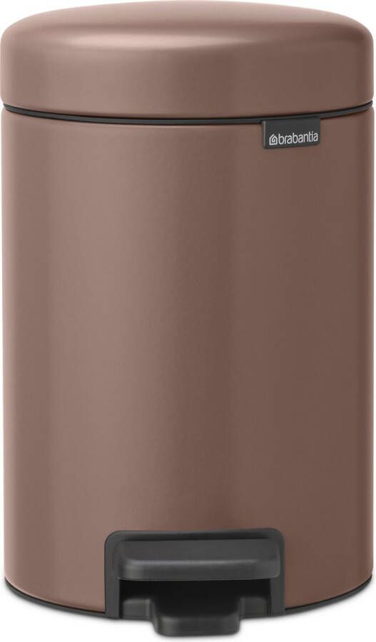 Brabantia Pedaalemmer 3l Newicon Staal Satin Taupe