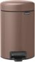 Brabantia Pedaalemmer 3l Newicon Staal Satin Taupe - Thumbnail 1