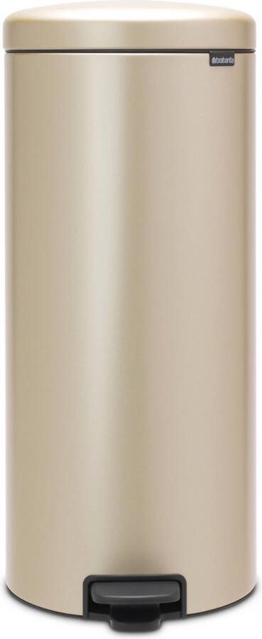Brabantia newIcon pedaalemmer 30 liter met kunststof binnenemmer Metallic gold