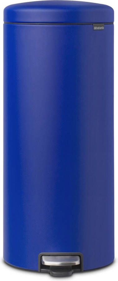 Brabantia NewIcon pedaalemmer 30 liter met kunststof binnenemmer Mineral Powerful Blue