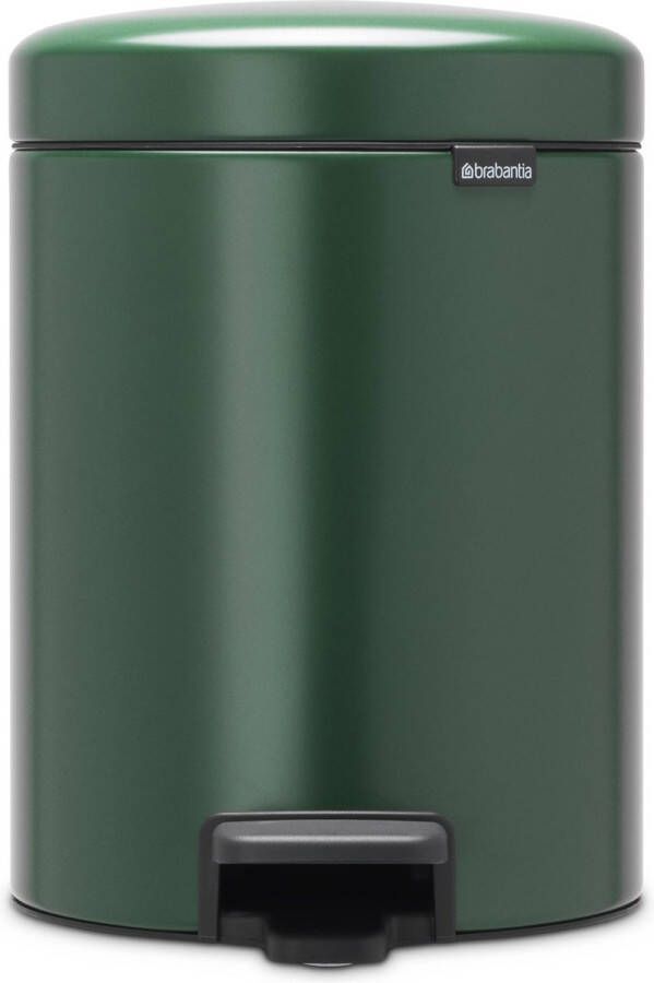 Brabantia newIcon pedaalemmer 5 liter met kunststof binnenemmer Pine Green