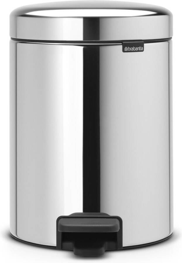 Brabantia NewIcon Prullenbak Afvalscheiding 2 x 2 liter Brilliant Steel