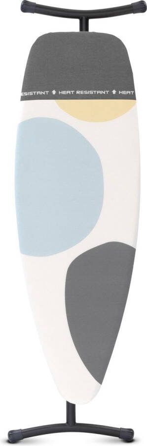 Brabantia Perfect Flow Strijkplank D met Hittebestendige Parkeerplaats 135 x 45 cm Spring Bubbles
