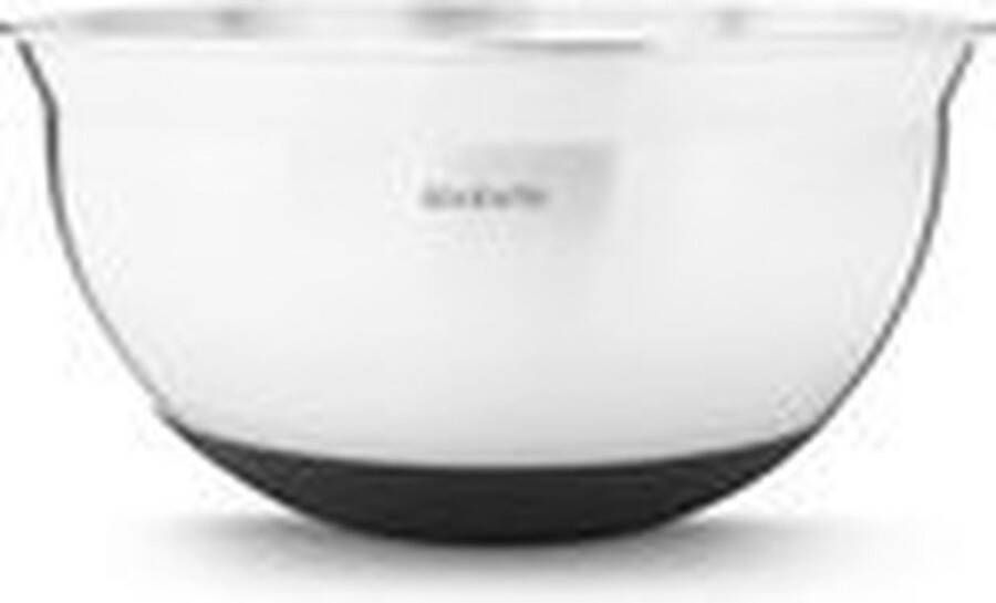 Brabantia Profile Beslagkom 1 6 l Matt Steel met Zwart