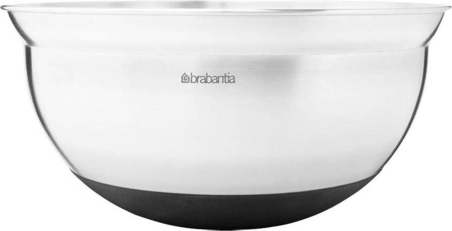 Brabantia Profile mengkom met antislip bodem 3L Matt Steel Black