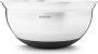 Brabantia Mengschaal beslagkom met antislip bodem 3 0 liter Matt Steel - Thumbnail 1