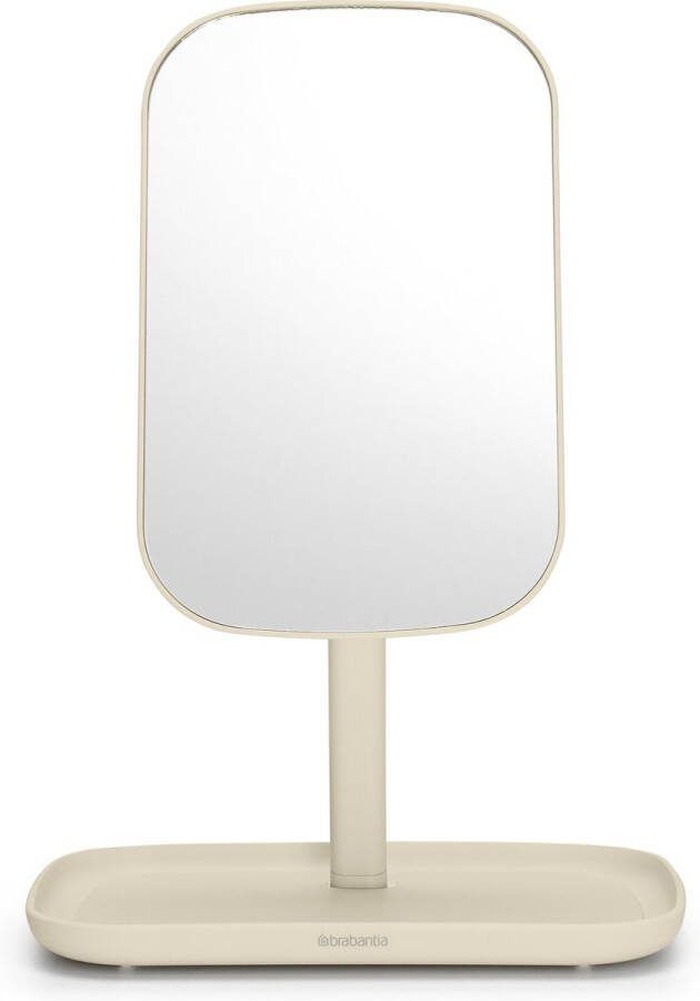 Brabantia ReNew Make-up Spiegel met Accessoireschaal Soft Beige