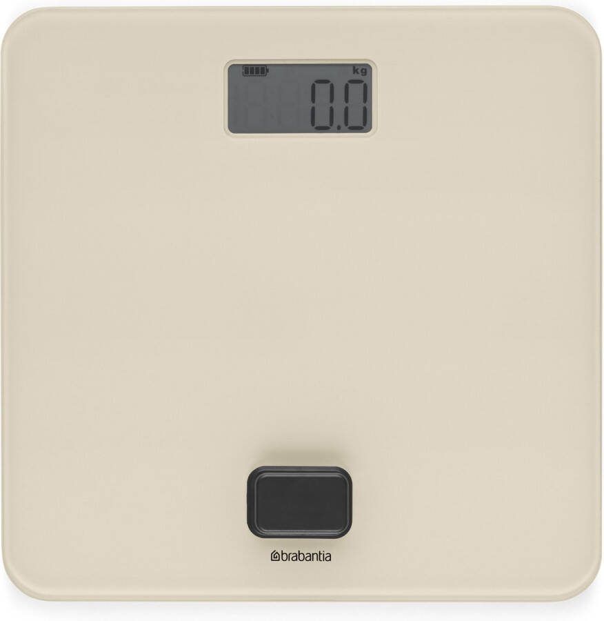 Brabantia ReNew Personenweegschaal Digitaal geen Batterij nodig Soft Beige