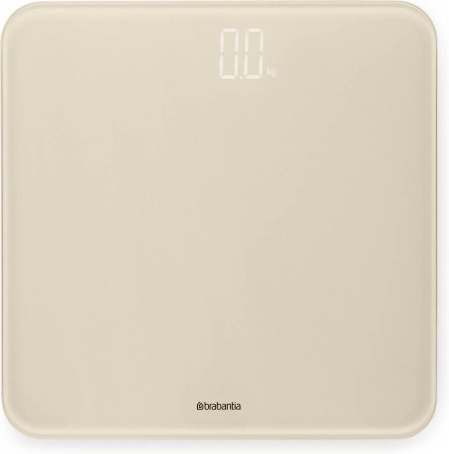 Brabantia Digitale Personenweegschaal Renew Op Batterijen Soft Beige