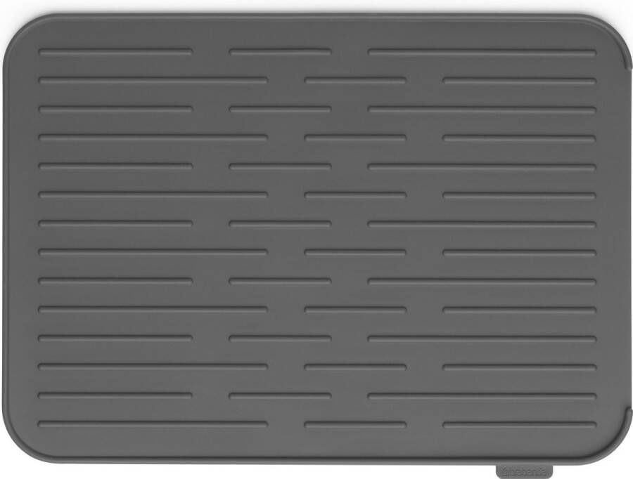 Brabantia Sink Side afdruipmat siliconen 44 x 32 cm Dark Grey