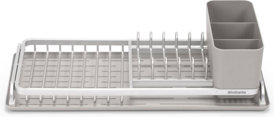 Brabantia SinkSide Afdruiprek Compact met Bestekhouder Mid Grey