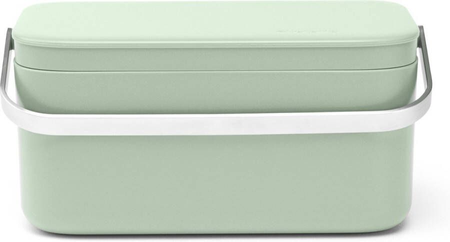 Brabantia sinkside aanrecht afvalbakje 1 8 liter jade green