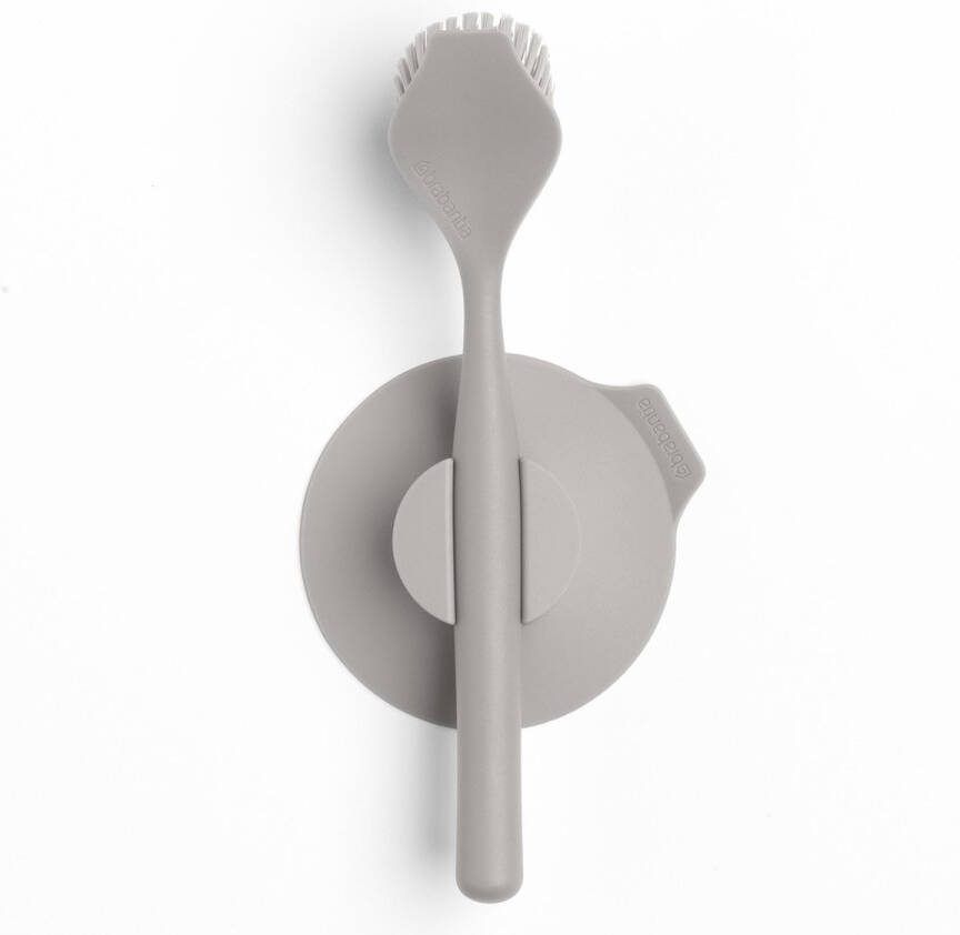 Brabantia SinkSide Afwasborstel met Zuignaphouder Mid Grey