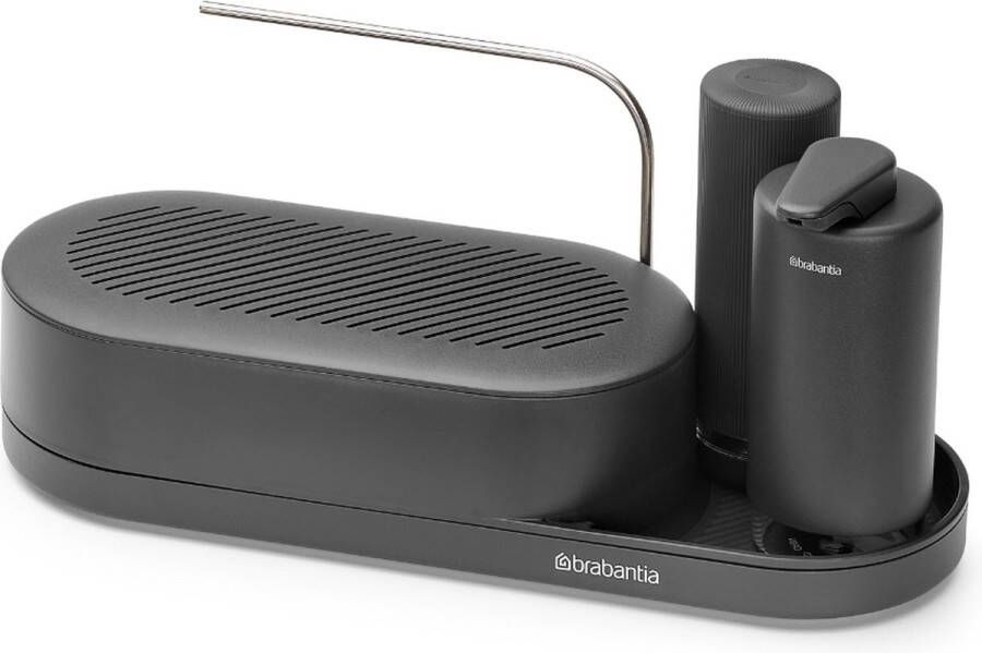Brabantia SinkStyle Organiser Set 3-delig (organiser zeep- en afwasmiddeldispenser) Mineral Infinite Grey
