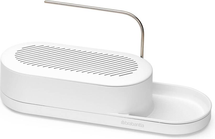 Brabantia SinkStyle Gootsteen Organizer met Vaatdoekhouder Mineral Fresh White