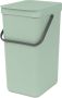 Brabantia Sort & Go Afvalemmer Opberger 16 L Mintgroen - Thumbnail 2