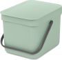 Brabantia Sort & Go Prullenbak 6 liter Jade Green - Thumbnail 2