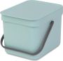 Brabantia Sort & Go Afvalemmer 6 L Lichtblauw - Thumbnail 1