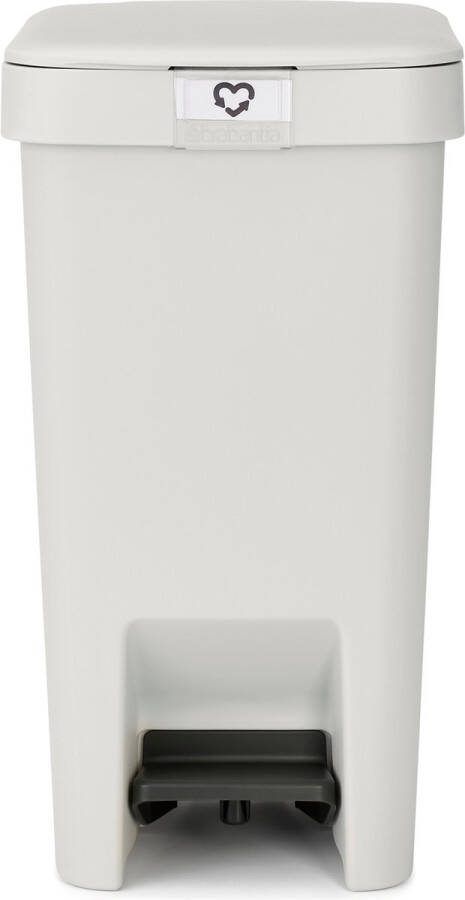 Brabantia StepUp Prullenbak Pedaalemmer 10 liter Light Grey